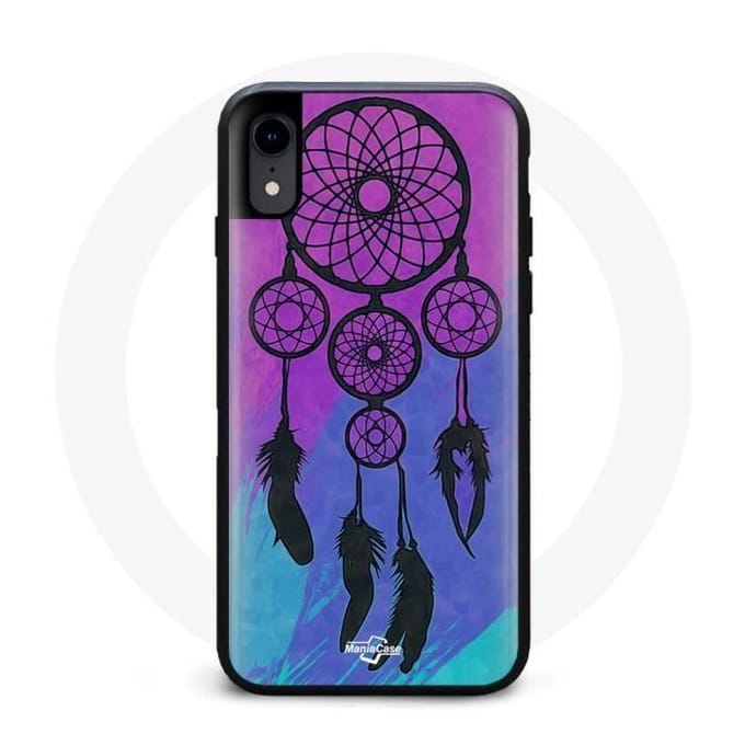 Coque Iphone XS Attrape Rêve violet rose
