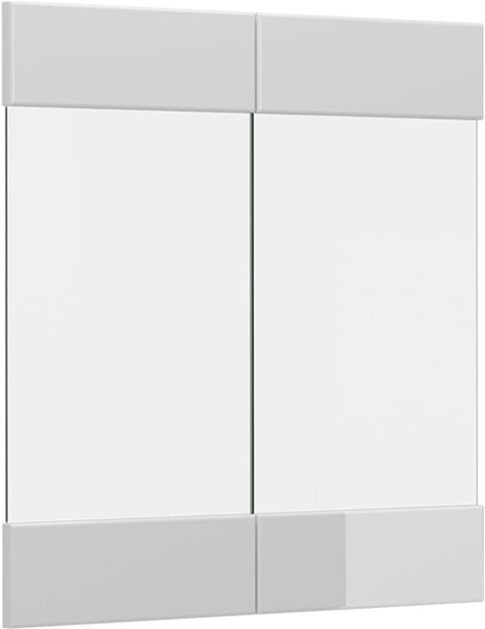 Vicco R-Line Keukenfront – 59.2 x 59 cm meubelfront voor de glazen hangkast Wit Hoogglans