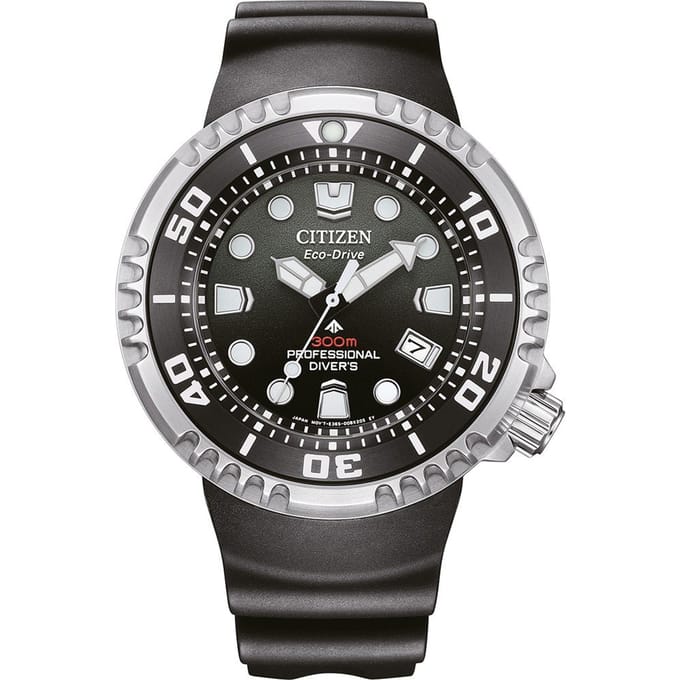 Citizen Promaster Dive BN1024-01E Horloge - Rubber - Zwart - Ø 46 mm