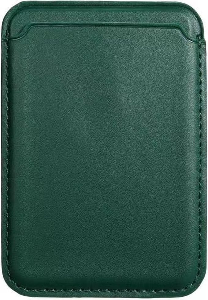 PU Lederen Kaarthouder voor iPhone 12/13/14/15/16/17 Series – Groen