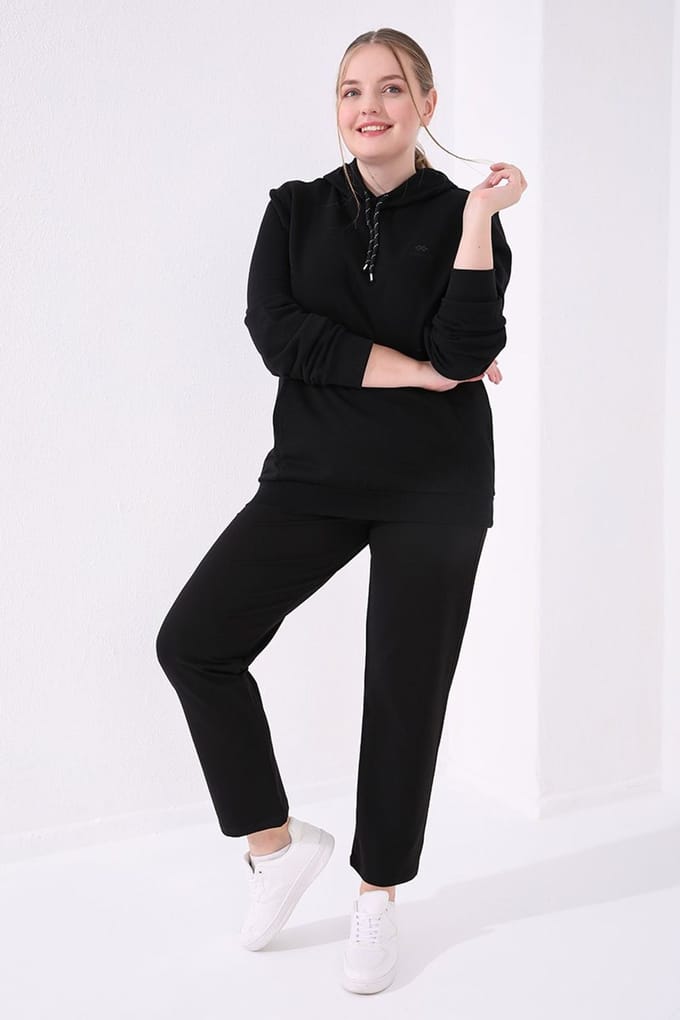 Dames Rechte Leg Tricot Sweatpants