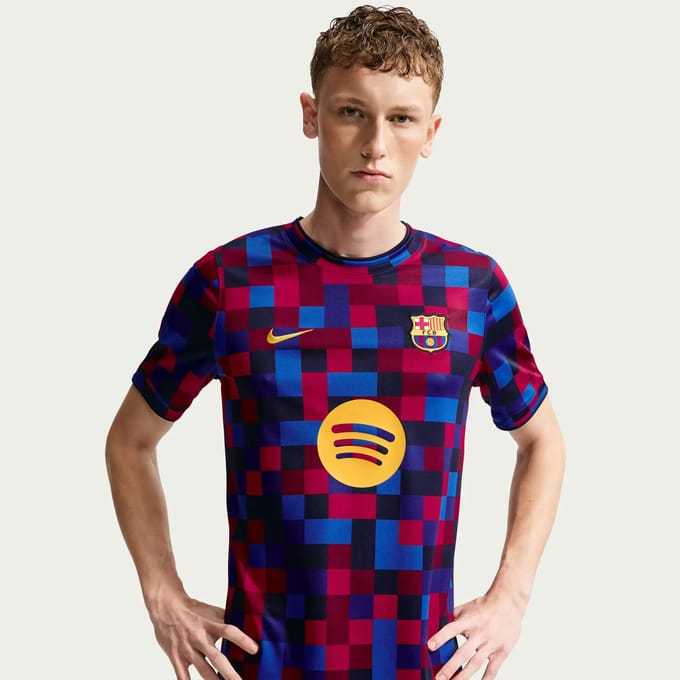 Nike Fc Barcelona Strike Pre-match Top Ii1667-621 - Kleur Rood - Maat L