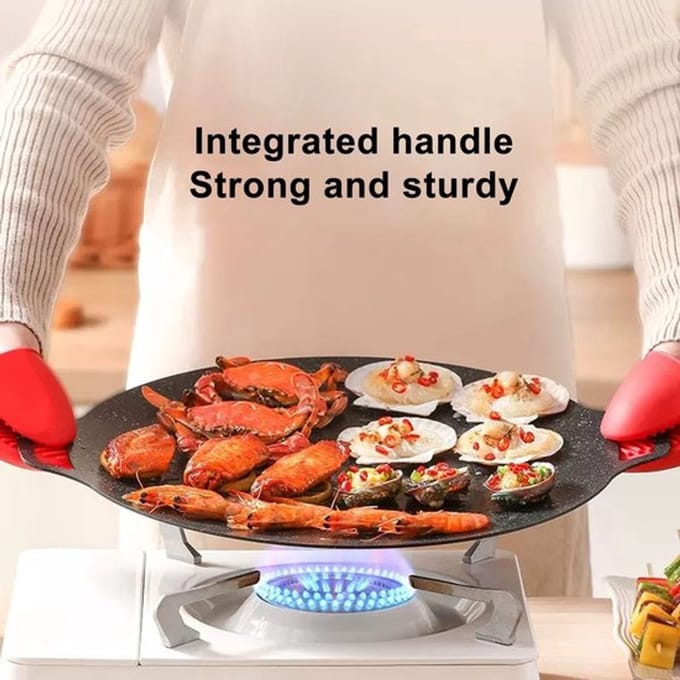 Vt products - Koreaanse grillplaat - Grillpan - Draagbaar en multifunctioneel - 30