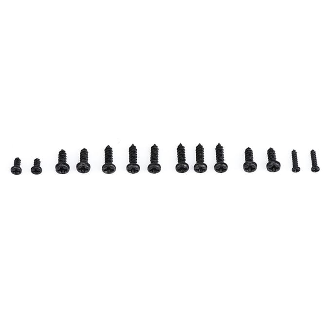 1000 stuks Kleine Schroeven Kruiskop Zelfborende Bouten Assortimentskit M1 M1.2 M1.4 M1.7