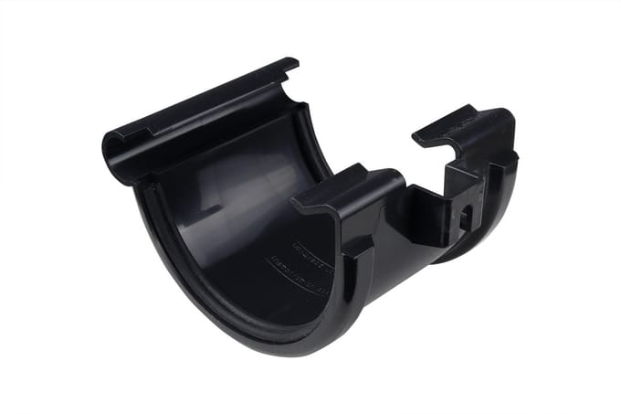 Wovar Verbindingsstuk PVC goot antraciet Ø 100 mm | Per stuk