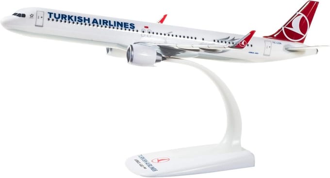 Airbus A321neo Modelvliegtuig Schaal 1:200 met Standaard
