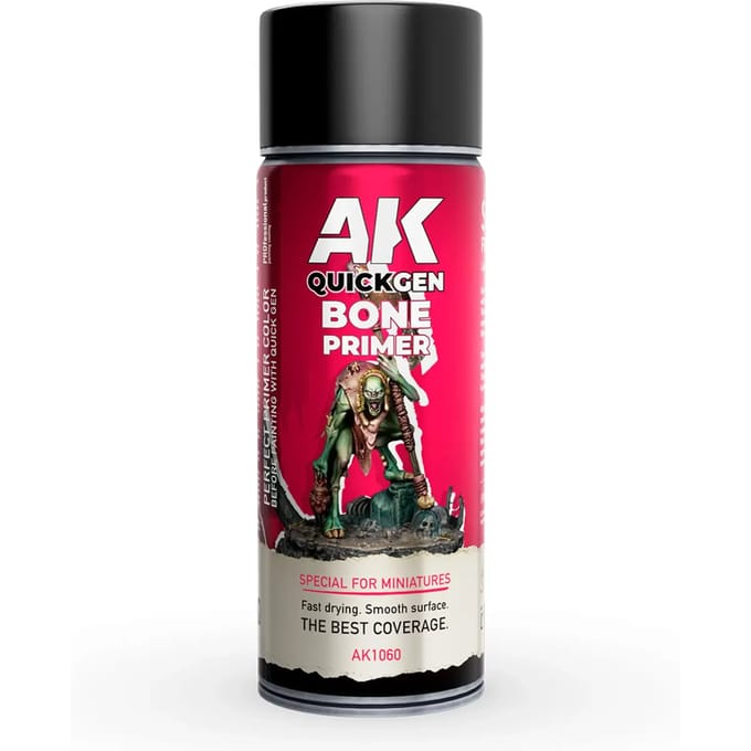 Verfspuit AK Interactive Aérosol Quick Gen Primer Bone