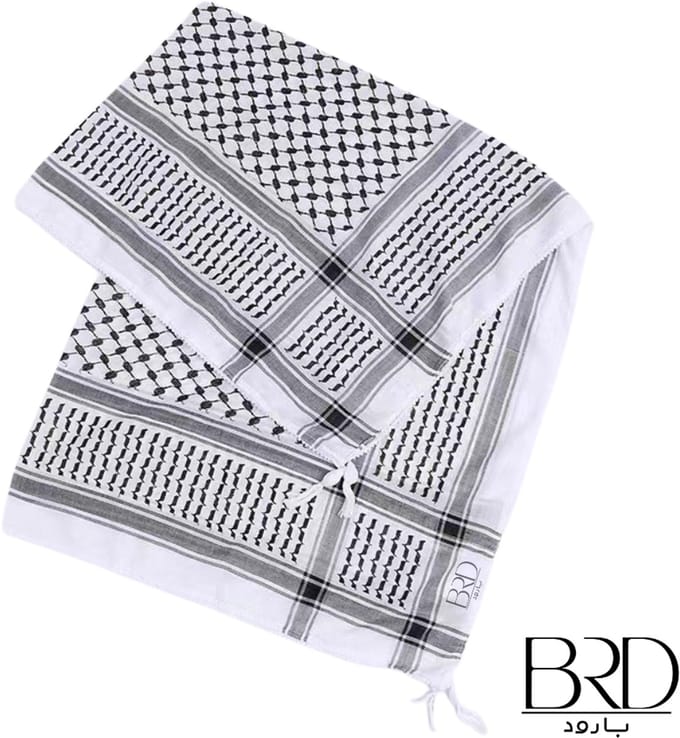 BRD® For Palestine | Keffiyeh Sjaal Wit