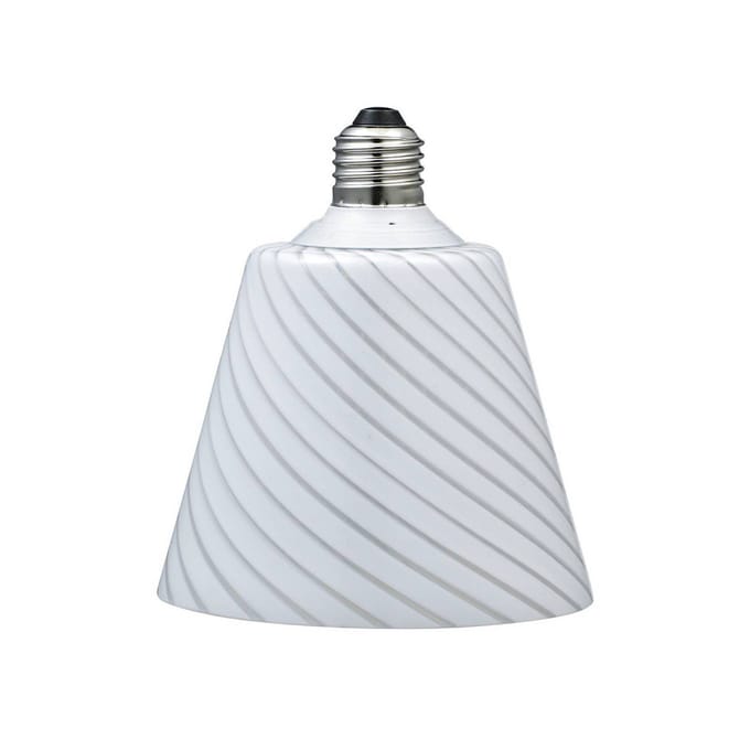 PR Home hanglamp Tilda, wit, Ø 12,5 cm, glas, stekker