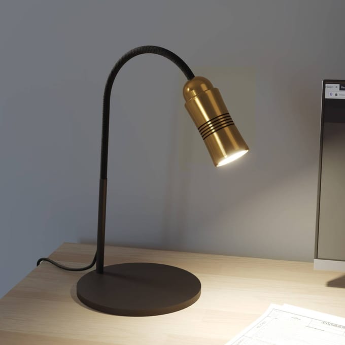 Top Light Neo! Table LED tafellamp dimbaar messing/zwart