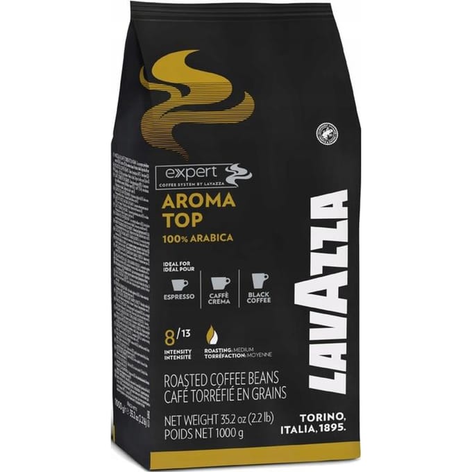 Café en grains aroma top 1kg - lavazza