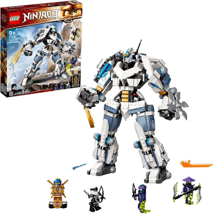 LEGO NINJAGO Zane's Titanium Mecha Duel 71738