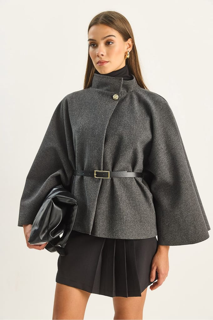Oversized Wolmix Overjas