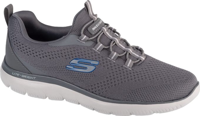 Skechers Summits - Tallo 232832-CHAR, Mannen, Grijs, Sneakers, maat: 46