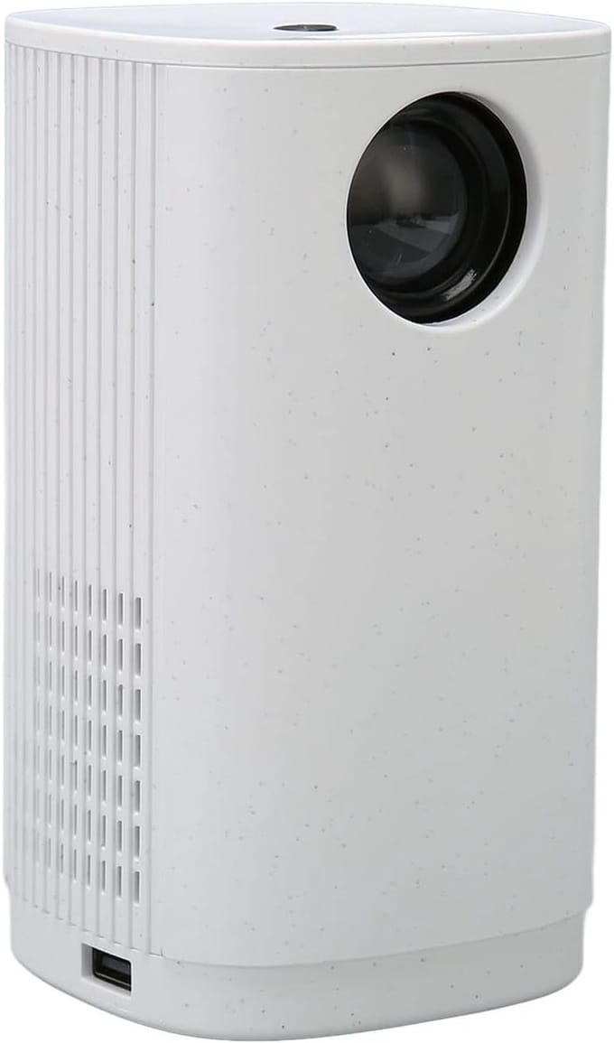 Videoprojector Mini - Beamer HD - Film Avond Thuis - Dubbele Luidspreker - 16-100 Inch - Wit