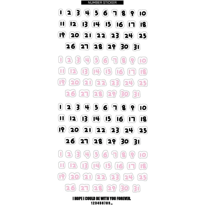 Basis digitale materiaallabels Decoratieve stickers voor knutselen C