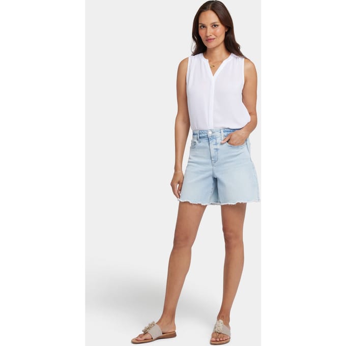 Berkyn Relaxed Denim Shorts Met Super Hoge Taille