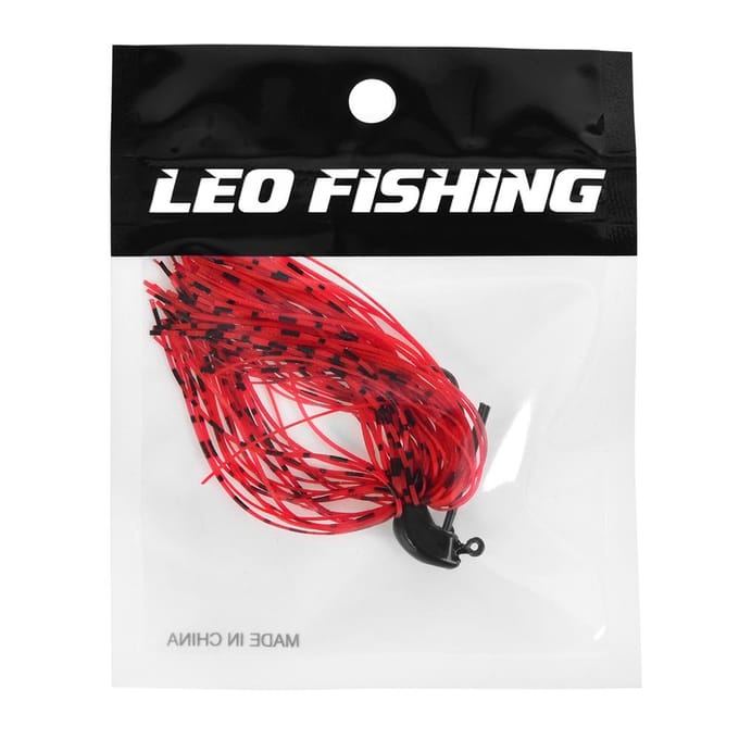 7g / 10g Vissen Buzz Bait Spinnerbait Aas Buzzbaits met Jigkop Haak Gemengde Kleur 7A red