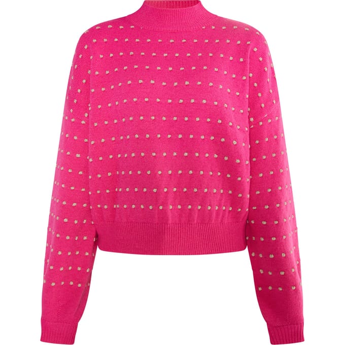 Faina Gebreide trui Dames roze