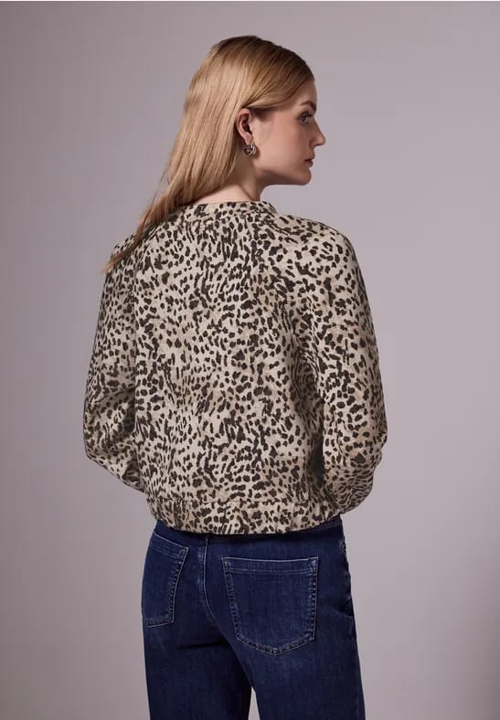Blouson met leopatroon