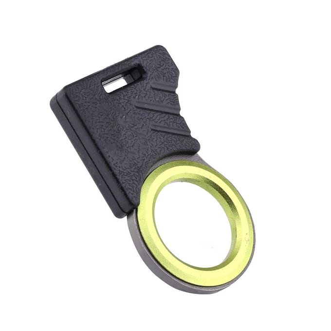Mini EDC Tool Outdoor Survival Haakmes Schootgordel Snijden Duimgrip Sleutelhanger black