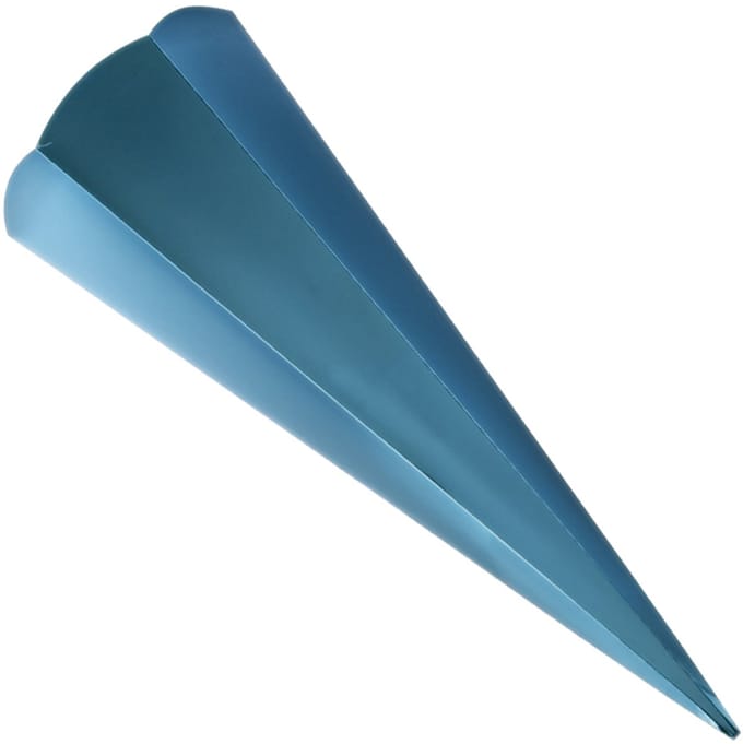 Metallic feestzak, zeshoekig, lichtgroen