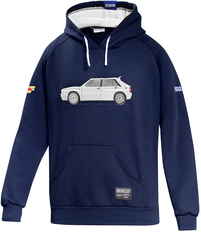 Sparco Lancia HF Delta Hoodie - Multicolor — Donkerblauw