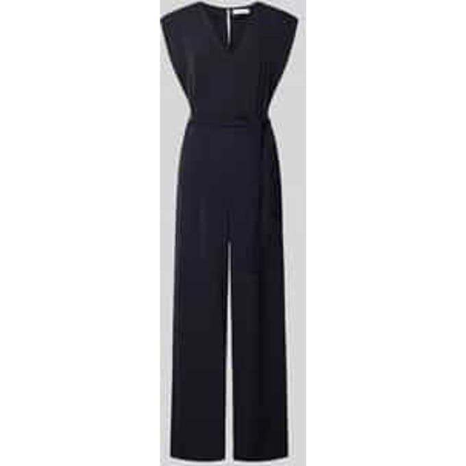 comma - female - Jumpsuit met wijde pijpen