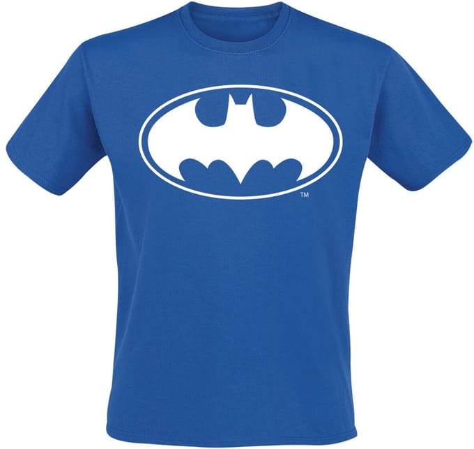 Batman Logo Heren T-shirt - blauw - M
