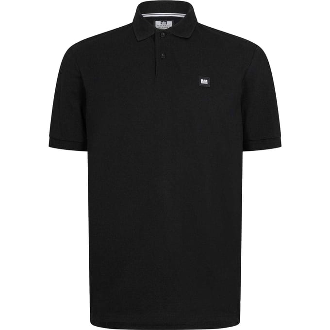Weekend Offender Heren Barnum Poloshirt met Korte Mouwen (Zwart)