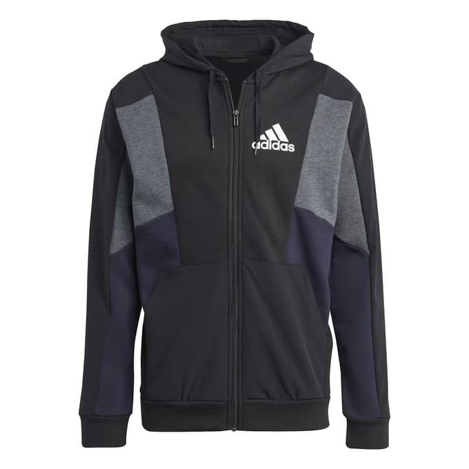 Sweatshirt capuchon met volledige rits adidas Essentials Colorblock