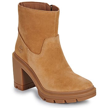 Timberland Allington Heights Mid Zip Up Boot Rust Suede size 40 | Boots Outlet | Women | Brown