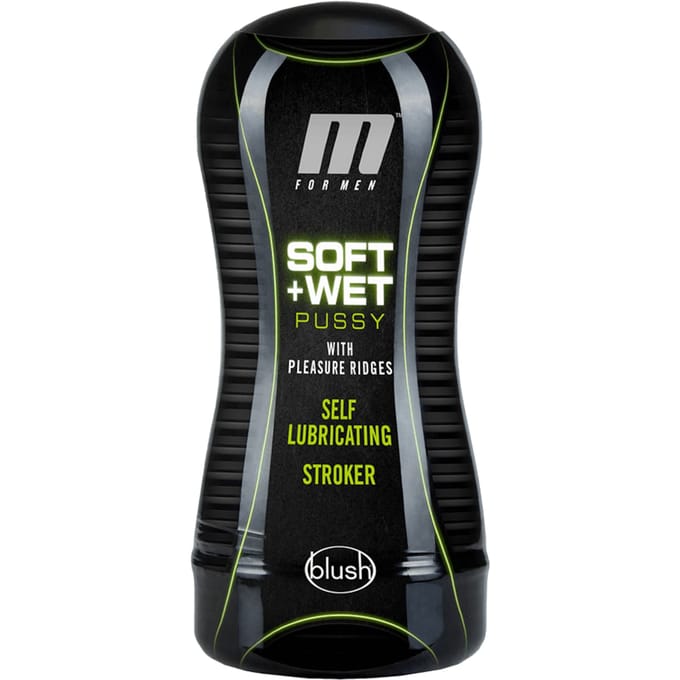 M for Men - Soft and Wet Masturbator Self Lubricating - Ribbels