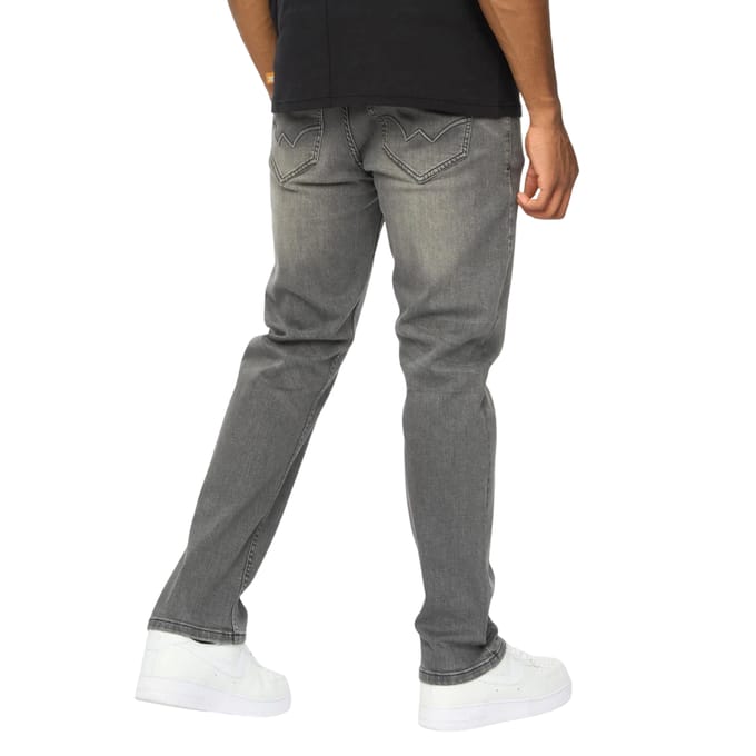 Duck and Cover Rechte Jeans Heren Janstar (Grijs)