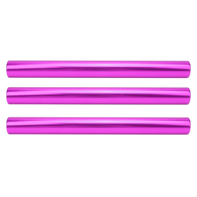 3 pièces Bâtons de relais en alliage d'aluminium galvanisé Athlétisme Sprint Bâtons de match Violet purple