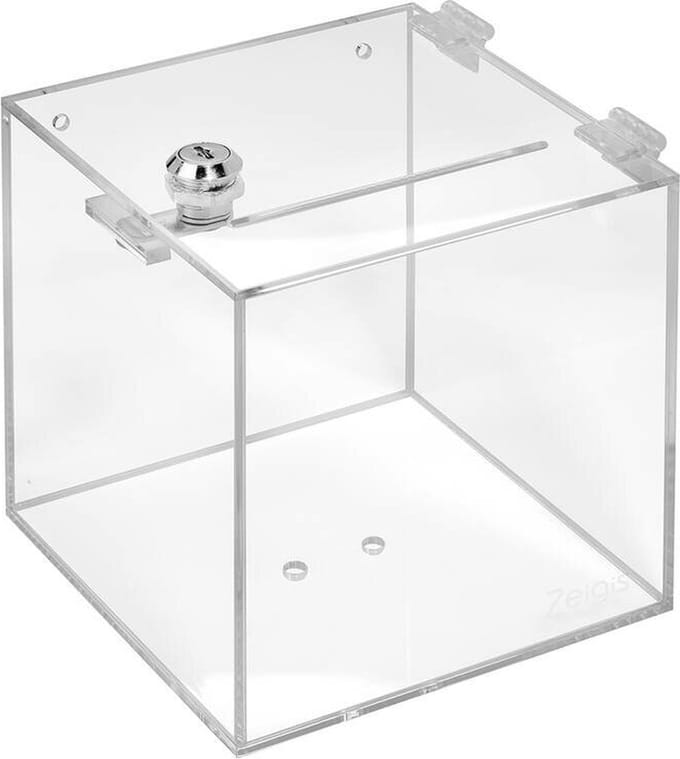 20cm Donatiebox / Ideeënbus met Slot