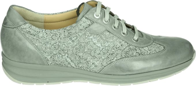 Durea - 6164 G - Dames veterschoenen - Kleur: Grijs - Maat: 42