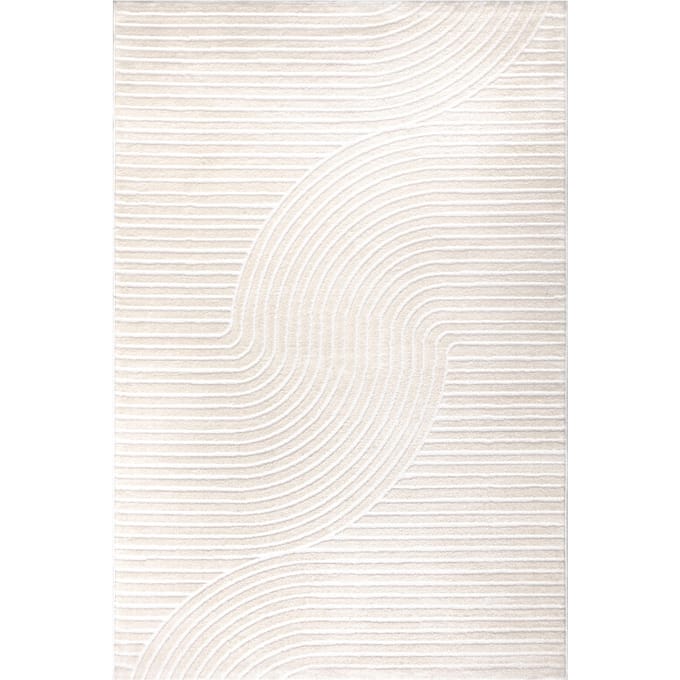 Modern tapijt Lusenta beige 80x150 cm