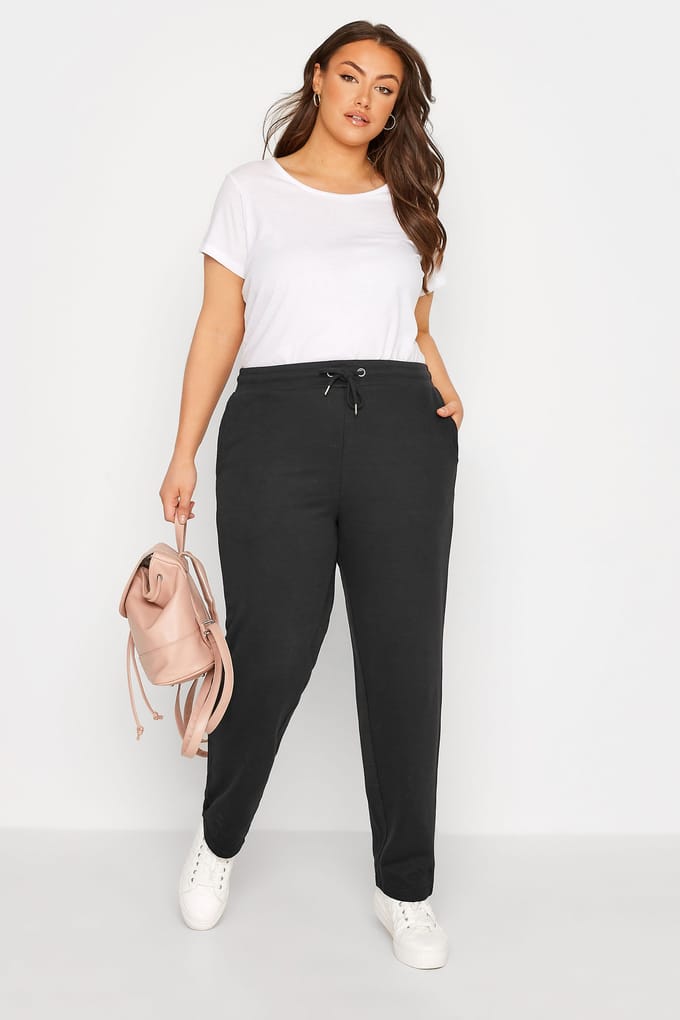 Yours Joggingbroek Van Sweatstof In Zwartsize 48