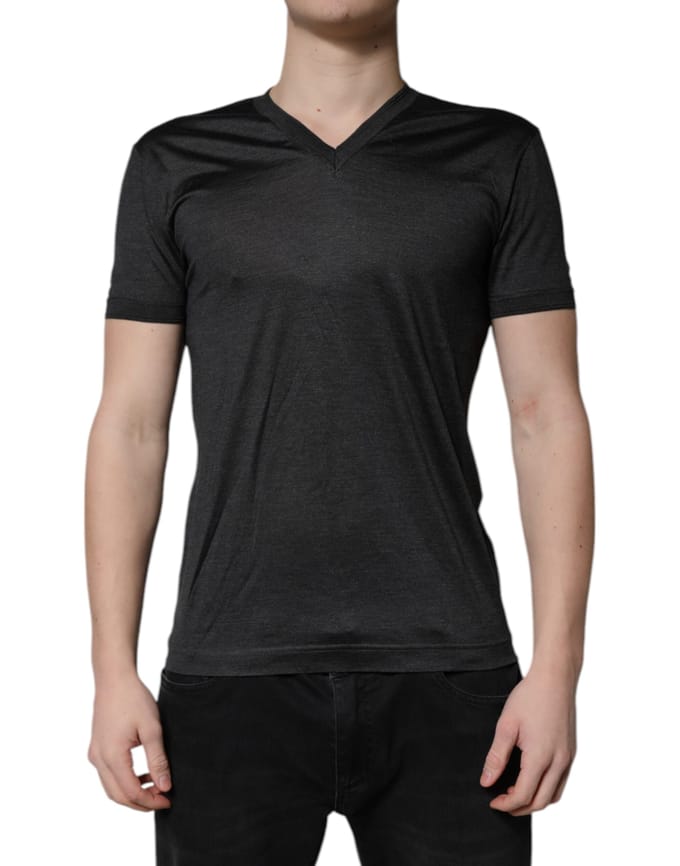 V-hals Korte Mouwen T-shirt