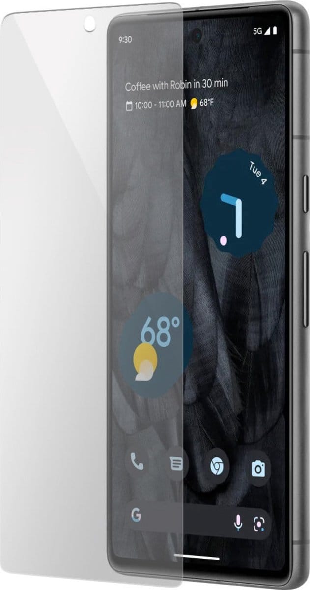 Mobiparts Screenprotector geschikt voor Google Pixel 7 - Gehard Glas - Anti-bacterieel -