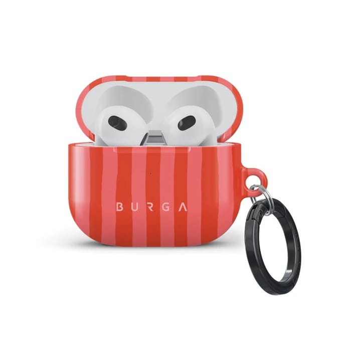 Burga Hardcase voor de  Apple AirPods 3 - Pomegranate