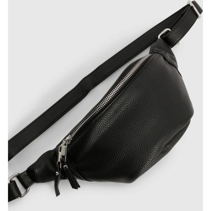 boohoo Dames PU Heuptasje | Zwart