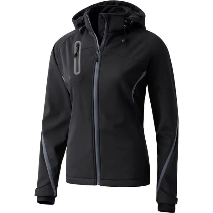 Erima Function Softshell Jack Dames - Antraciet / Zwart | Maat: 40