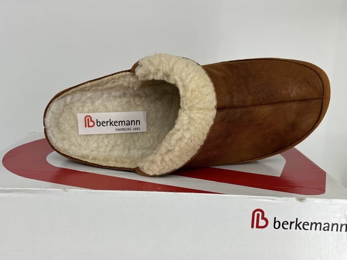 Berkemann -Dames - cognac/caramel - pantoffels - maat 41.5