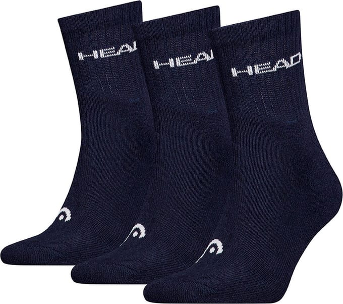 HEAD unisex 3P halfhoge sokken training blauw