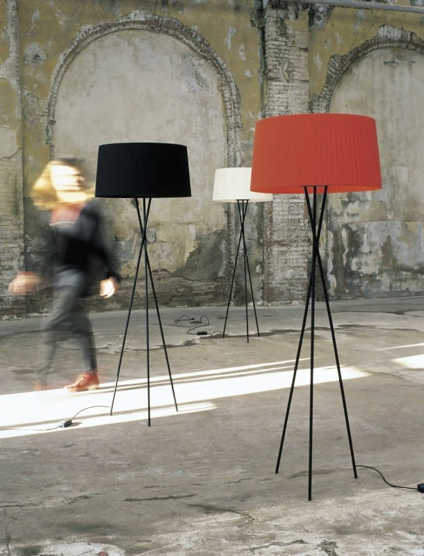Santa & Cole Trípode G5 Staande lamp - black