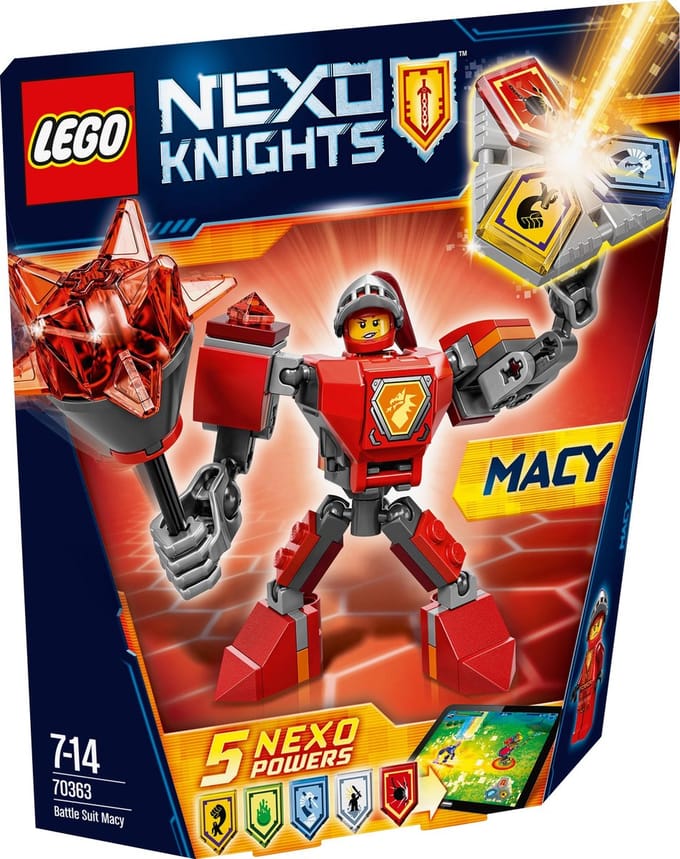 LEGO Nexo Knights 70363 Gevechtspak Macy - 70363