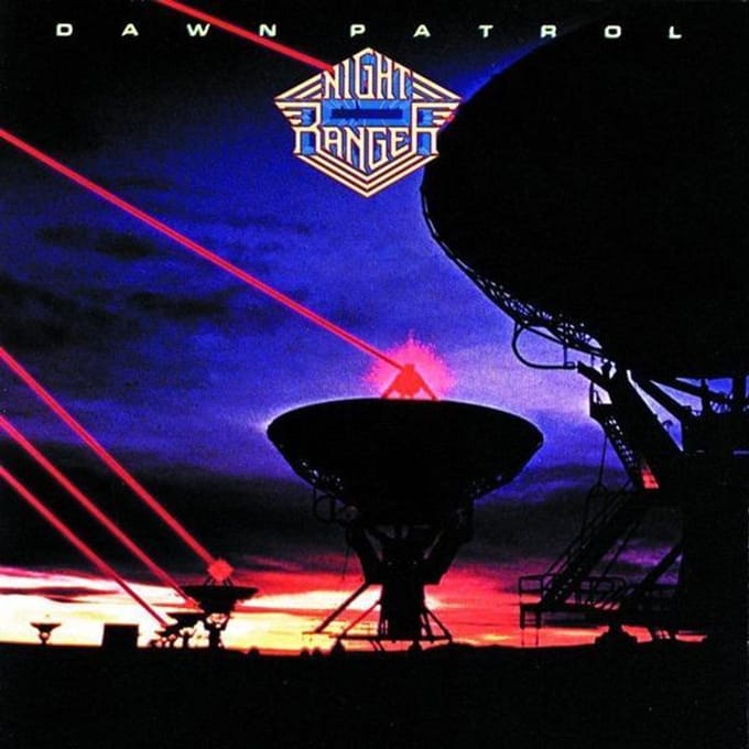 LP Plaat NIGHT RANGER Dawn Patrol MCA5460 MCA Records 1982 VS Rock Gebruikt