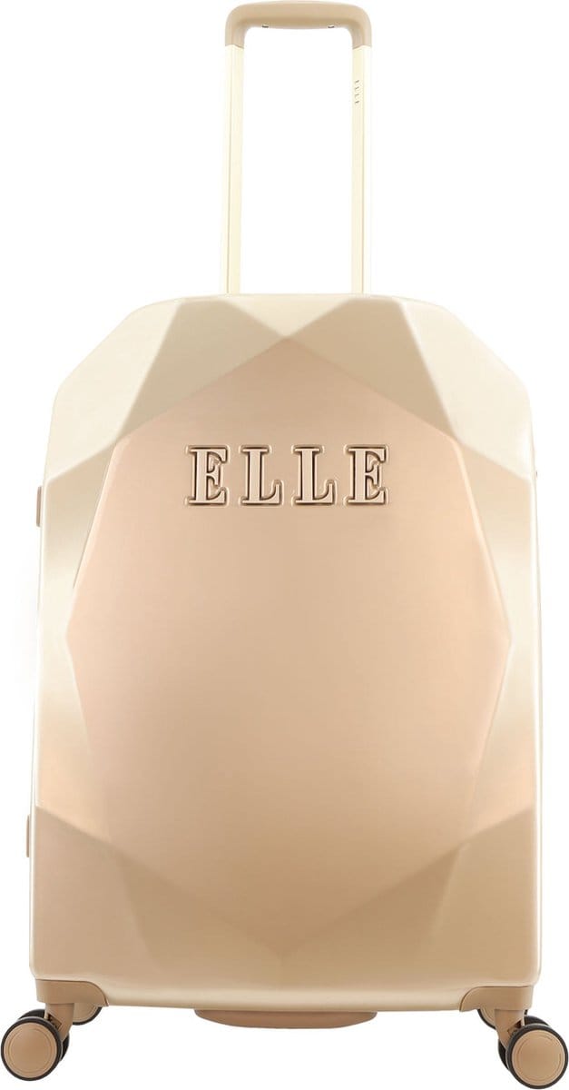 ELLE Diamond Harde Reiskoffer 76.5 cm - Large - Taupe - Taupe / Large